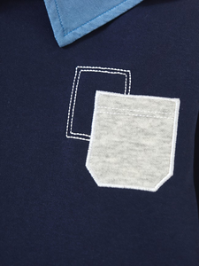 Nueva Sudadera Otoñal para Niños Mayores con un Elegante Diseño Coreano, 100% Algodón, Tela Ligera, Bolsillos Grandes Informales - Product Image 4