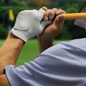 Gants de golf pour hommes en cuir Cabretta de qualité supérieure, antidérapants, respirants, durables, blancs, pour le sport et les activités de plein air, avec logo personnalisé, élégants - Product Image 2