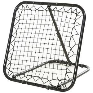 Porta da Allenamento Regolabile e Portatile per Calcio, Basket e Baseball, Tappetino Rimbalzante Pieghevole Nero per Bambini - Product Image 1