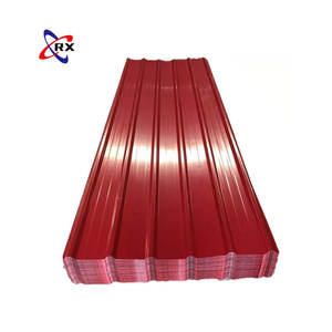 Lista de Precios del Fabricante, Lámina de Techo con Recubrimiento de Color PPGI, Láminas Metálicas Corrugadas para Techos Trapezoidales - Product Image 1