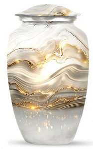 โกศใส่ศพทำจากทองเหลืองสำหรับผู้ใหญ่โกศทำมือสำหรับตกแต่งโกศชายและหญิง - Product Image 3