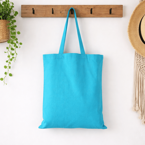 Bolsa de Compras Bohemia de Lona de Algodón Orgánico Reutilizable, Impresión de Logotipo Personalizado, Ecológica, Reciclada, para Compras, Viajes y Promociones - Product Image 1