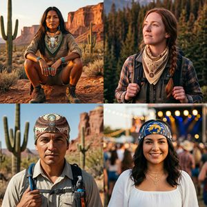 Pañuelo Personalizado de Moda con Estampado a Demanda, 22x22 Pulgadas, 100% Algodón Satinado, Transpirable, Tela Suave Premium, Cómodo y Elegante para Uso Diario - Product Image 4