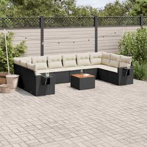 Black Garden <b>Sofa</b> <b>Set</b> - Product Image 1