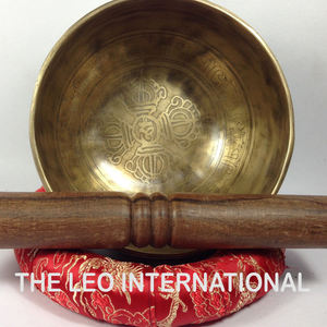 Bol chantant de méditation en aluminium, artisanat bouddhiste, yoga, religieux, chakra, son, méditation, bols ronds - Product Image 3