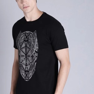 Personalized Wholesale <b>NO</b> MOQ Required Printed Men's T Shirt Summer Collection Cotton Polyester Men Microfiber T Shirts - Product Image 3