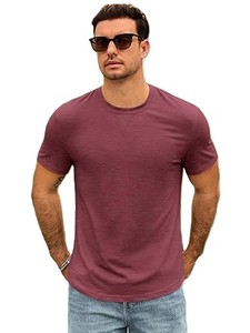 T-shirt pour homme en coton 100% au design unique, style personnalisé, polyester, couleur unie, séchage rapide, tissu de qualité supérieure - Product Image 4