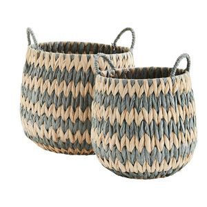 Luxury Modern Woven Rattan Jute <b>Storage</b> Basket Lid Natural Eco-Friendly Flexible Design Organizer for Living Room Bedroom Office - Product Image 4