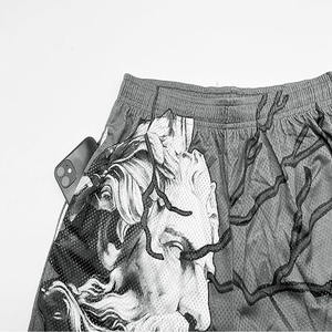 Pantalones cortos deportivos personalizados para hombre, con diseño sólido, para gimnasio, fitness, correr, entrenamiento, sublimados por Dress Sports - Product Image 4