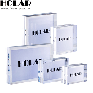 [Holar] Cadre photo magnétique en acrylique transparent rectangulaire double face fabriqué à Taïwan pour la décoration de la maison - Product Image 1