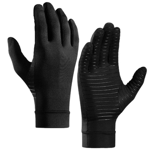 Gants de course, de cyclisme et de course à pied chauds et thermiques en polaire avec écran tactile, antidérapants, en gel de silicone personnalisé, très demandés - Product Image 1