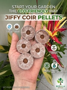 Pellets de coco biodégradables de haute qualité pour pépinières et culture hydroponique - Taille et emballage personnalisés disponibles - Prix avantageux - Product Image 4