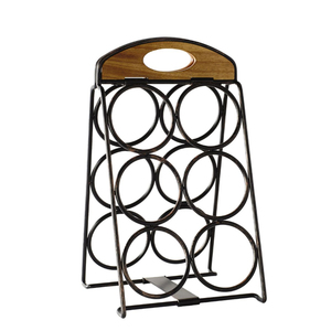 Modern Brass Hexagon Wine <b>Rack</b> With 4 Stemware Capacity Minimalist Home Decor <b>Display</b> Stand Handmade Wine <b>Racks</b> - Product Image 3