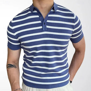 Chemises de golf personnalisées pour hommes avec logo brodé, en toile respirante unie 220 grammes, vente en gros, écologiques, haute qualité - Product Image 5