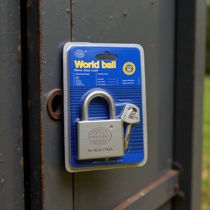 Serrure de porte de sécurité de style industriel 50 mm CANDADO, surface finie, fonction antivol, ouverture manuelle pour application extérieure - Product Image 3