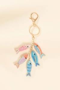 Artisan Handcrafted Embroidery Beaded <b>Keychain</b> Unique Gift for Women and Girls - Product Image 2