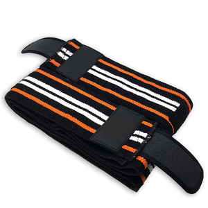 Sangle de soutien réglable pour poignet avec fermeture auto-agrippante pour la musculation, la force athlétique, protection de la paume unisexe, design rayé - Product Image 4