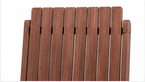 TACASA Durable Outdoor Modern Solid Wood <b>Garden</b> <b>Bench</b> <b>with</b> Center <b>Table</b> for Patio, Park, Hotel, Villa, Courtyard & Farmhouse - Product Image 6