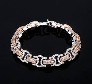 13MM 5AAA CZ Hip Hop <b>Iced</b> <b>Out</b> Bling Link Bracelet 14K Gold Silver Plated Cuban <b>Chain</b> Mens Womens Fashion Jewelry Direct Supplier - Product Image 1