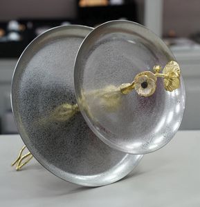Ensemble de présentoirs floraux en aluminium poli argenté, écologiques et luxueux, pour mariage, plateau de service, support à gâteau, Innovation Craft International - Product Image 1