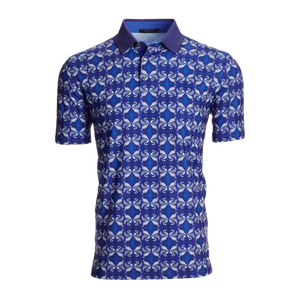 Chemise décontractée pour homme, jaune clair uni, à manches courtes, en maille, coupe classique, avec boutons, 100 % polyester, logo frontal - Product Image 6