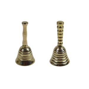 Campana de Mano de Estilo Moderno con Diseño Completamente en Latón, Campana de Santa Claus con Acabado Dorado, Diseño Decorativo, Campana Navideña - Product Image 4