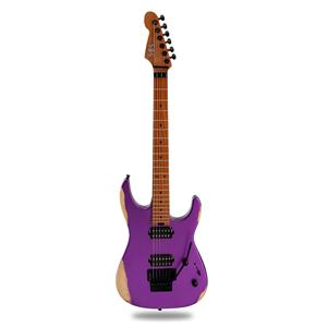 Guitarra Eléctrica Profesional con Trémolo Floyd Rose, Cuerpo de Aliso Sólido, Mástil de Arce Tostado, Humbuckers SBS Alnico II - Product Image 2
