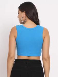 Haut court de sport respirant grande taille pour femme, personnalisable avec logo, pour yoga, gym, entraînement, soutien-gorge de sport, t-shirt, vêtement de sport, haut athlétique - Product Image 6