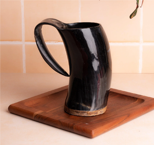 Premium Buffalo Horn Beer <b>Mugs</b> Food Safe Modern Luxury Buffalo Beer Horn <b>Mug</b> Hot Selling Sale - Product Image 3