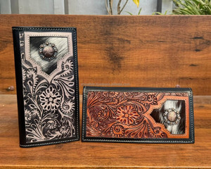 2025 nuevas carteras plegables largas de cuero mecanizadas a mano, carteras RFID multifuncionales de cuero de vaca genuino de diseñador de lujo para hombres - Product Image 5