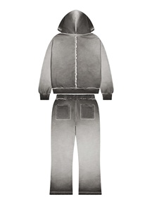 Survêtement pour homme en tissu doux à séchage rapide, style délavé à l'acide, plusieurs couleurs, dernier design, durable, écologique, bonne qualité - Product Image 2