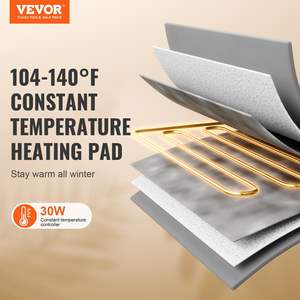 Grande pensilina pieghevole verde per gatti riscaldata con comodo Pad riscaldato per animali domestici - Product Image 2