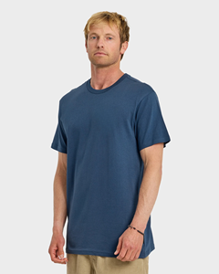 Camiseta de Algodón Lisa para Hombre, Cuello Redondo, Manga Corta, Color Sólido, Informal, Básica, con Logotipo Personalizado, Cómoda para el Verano - Product Image 3