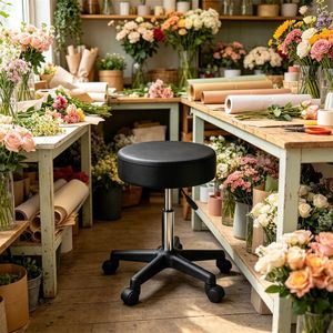 "<b>Office</b> Rolling <b>Stool</b> with Wheels" - Product Image 5