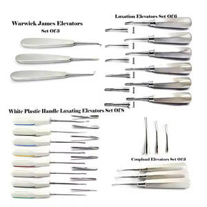 Elevadores de Raíces Manuales para Cirugía Oral, Extracción Dental con Mango de Plástico, Equipos Dentales con Certificación CE de Grip Surgical - Product Image 4