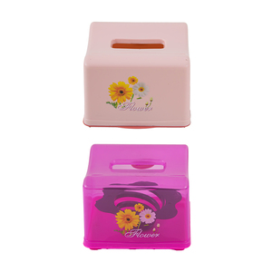 Boîte à mouchoirs moderne en plastique sans BPA à ressort écologique Durable distribution facile utilisation polyvalente étanche économiquement - Product Image 1