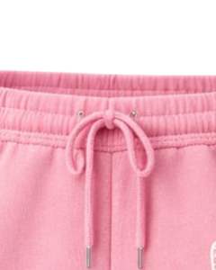 Shorts de Felpa Rosa Personalizados para Mujer con Estampado Floral de Mariposas, Cintura Elástica, Casuales de Verano, Fabricante Personalizado, Suministro al por Mayor OEM - Product Image 3