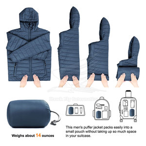 Chaqueta Acolchada para Hombre, Diseño Moderno, Manga Larga, Servicio OEM, Nailon/Poliéster, Invierno - Product Image 6