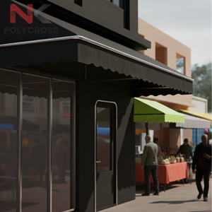 Lona de Cubierta Plegable Portátil para Tiendas al Aire Libre, Fácil de Instalar, para Negocios al Aire Libre, Uso en Mercados y Calles, Resistente - Product Image 4