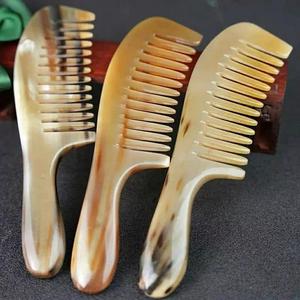 Peine de Cuerno de Vaca Hecho a Mano, Ecológico, Moderno y de Lujo, Antiestático, para Cabello, Barba y Bigote, Uttar Pradesh MN - Product Image 6