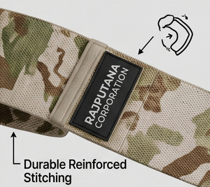 Heavy Resistance Hip Circle Booty Bands Glute Thigh Elastic Workout Band Squat Circle Stretch Fitness Camouflage Hip Circle Band - Product Image 4