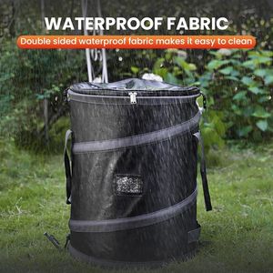 Cestino per Rifiuti Pop-Up Resistente con Divisorio Rimovibile, Contenitore Pieghevole per Campeggio, Lavanderia, Giardino e Esigenze di Stoccaggio Acqua - Product Image 6