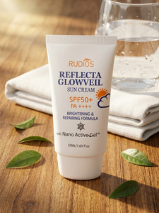 ครีมกันแดด SPF50+ PA++++ ขนาด 50 มล. รับผลิตแบบ OEM/ODM ปกป้องผิวจากแสงแดดสำหรับกิจกรรมกลางแจ้ง ใช้ได้ทุกวัน บำรุงผิวชุ่มชื้น ผ่านการทดสอบโดยผู้เชี่ยวชาญด้านผิวหนัง ปกป้องผิวจากรังสียูวี ให้ผิวเปล่งปลั่ง - Product Image 3
