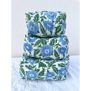 Boîte à bijoux en coton style bohème, légère, durable, respirante, imprimée à la main, pour le rangement en voyage et la vie en extérieur, modèle individuel - Product Image 3