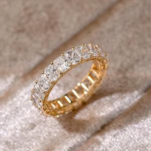 Anillo MAISHA DIAM JEWELRY Clásico con Diamante de Corte Radiante de 0.70, Color E, Chapado en Oro Amarillo, Rosa y Blanco de 14K, para Mujer, Compromiso, Boda - Product Image 3