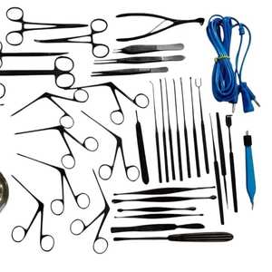 Juego de Instrumentos Quirúrgicos para Timpanoplastia y Microcirugía de Oído, 43 Piezas, Herramientas ORL para Procedimientos de Otorrinolaringología, Reutilizables, Ortopédicas - Product Image 2