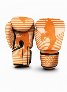 Latest Design Striped OEM ODM High Density Foam Boxing Training <b>Gloves</b> High Protection Sparring Punching Comfort Fit Anti Shock - Product Image 5