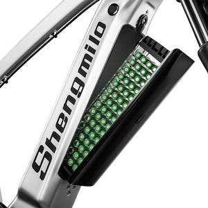 Vélo de sport électrique avec pneus 26*3 pouces, batterie lithium 48V 17.5AH, double moteur, double frein à disque à huile, cadre en alliage d'aluminium. - Product Image 5