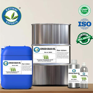 Aceite Esencial de Hierba de Jengibre Destilado al Vapor Natural, Grado Cosmético - Exportadores y Fabricantes Mayoristas de Madhya Pradesh, India - Product Image 2