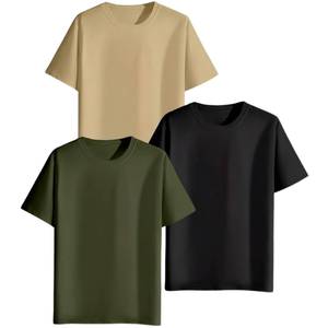 Camisetas de tela lisa para hombre, camisetas para hombre amigables con la piel, camisetas para hombre antiolor, acabado premium, venta al por mayor. - Product Image 4